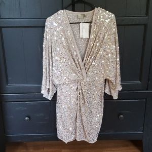 Brand New!! Asos design sequin kimono dress